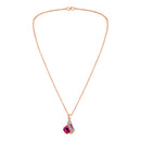 Mahi Shining Angel Wings Shaped Pink and White Crystal Pendant Necklace Earrings Set for Women (NL1103813ZPin)