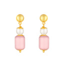 Mahi Stylish Pearl Bead Layered Necklace Set for Women & Girls with Gold Plating (NL1103867G)