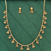 Js Fashion  Designer High Gold Lightweight Antique Necklace Set