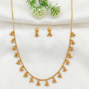 Js Fashion  Designer High Gold Lightweight Antique Necklace Set