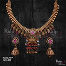 Kalp Jewellers Copper Gold Plated Necklace Set