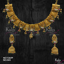Kalp Jewellers Copper Gold Plated Necklace Set