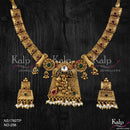 Kalp Jewellers Copper Gold Plated Necklace Set
