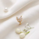 Js Fashion  Elegant Butterfly Design Nath Stone Studded Nose Ring