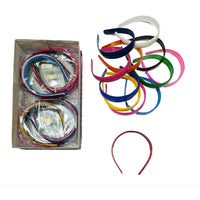 JP Hair Clips Assorted Color Hair Bands- 3 Dozen