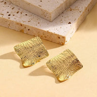 Bevy Pearls Modern Wave Design Studs Earrings