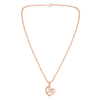 Mahi Bro Engraved in Heart Pendant Necklace with Chain for Brother (PS1101922Z)