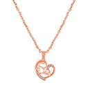 Mahi Sis Engraved in Heart Pendant Necklace with Chain for Sister (PS1101923Z)