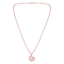 Mahi Dad Engraved in Heart Pendant Necklace with Chain for Father (PS1101926Z)