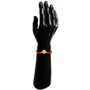 Mahi Traditional Kundan Rakhi for Brother | Red Thread Rakhi with Floral Gold Centerpiece (RA1100826G)