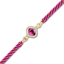 Mahi Elegant Purple Kundan Stone Rakhi for Brother / Bhaiya (RA1100827G)