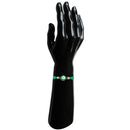 Mahi Green Evil Eye Rakhi for Brother | Nazariya Bead with Gold Accents & Cone Beads on Green Thread (RA1100837G)