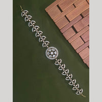 Arham Premium Gold Plated Designer Heavy Polki Kundan Stone Sheeshphool