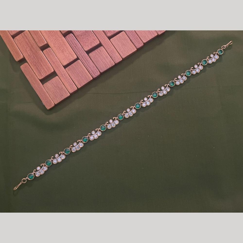 Arham Premium Gold Plated Designer Heavy Polki Kundan Stone Sheeshphool