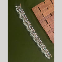 Arham Premium Gold Plated Designer Heavy Polki Kundan Stone Sheeshphool