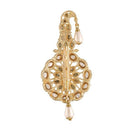 Etnico Gold Plated Kundan Safa Kalangi Brooch for Groom/Men/Dulha Pagadi (SM55W)