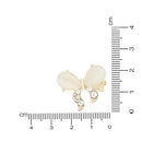 Etnico Gold Plated Traditional Butterfly Shaped Brooch/Lapel Pin for Women/Girls (SM66)