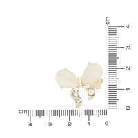 Etnico Gold Plated Traditional Butterfly Shaped Brooch/Lapel Pin for Women/Girls (SM66)