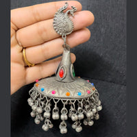Shringarstreet Oxidised Plated Jhumki Earrings