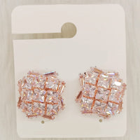 Dhwani Trendy Sparkle American Diamond Stud Earrings 