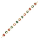 Etnico Gold Plated Kundan & Pearl Sheeshphool/Sheeshpatti for Women (T2194MG)