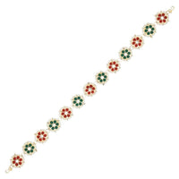 Etnico Gold Plated Kundan & Pearl Sheeshphool/Sheeshpatti for Women (T2194MG)