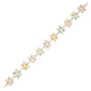 Etnico Gold Plated Kundan & Pearl Sheeshphool/Sheeshpatti for Women (T2197Mul)