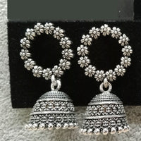 Darshana Jewels oxidised Plated Jhumki Earrings