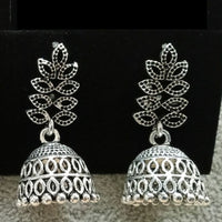 Darshana Jewels oxidised Plated Jhumki Earrings