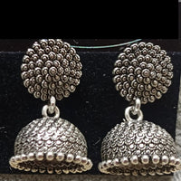 Darshana Jewels oxidised Plated Jhumki Earrings
