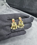 LAFZ Floral Gold-Tone Chandelier Drops Earrings