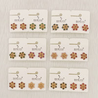 Dhwani Minimal Austrian Stone Stud Earrings 