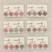 Dhwani Minimal Austrian Stone Stud Earrings 