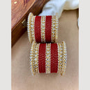 Wedding Chuda Gold Plated Kundan Bangles Set