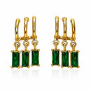 Etnico Fashion Anti Tarnish Gold Plated American Diamond Stud Earrings for Women and Girls Western Earrings Set Fashion Jewellery Gift (WE019G)