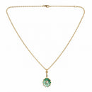 Etnico Fashion Gold Plated Anti Tarnish Floral Pendant Necklace with Faux Pearl for Women & Girls Stylish Fashion Jewellery (WN005)