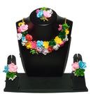 Kavya's Kreation Flower Necklace Set for Haldi Ceremony / Baby Shower
