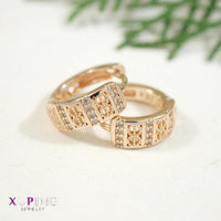 Tarohi Jewels Gold Plated Xuping Hoops Earring
