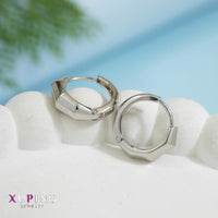 Tarohi Jewels Silver Plated Xuping Hoops Earring
