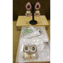 Dhwani Royal Kundan Pearl And Beads Meenakari Jhumki Earrings