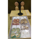 Dhwani Crystal Stone Designer Jhumki Earrings