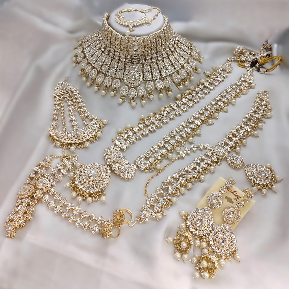 Knigght angel  Indian Bridal Jewellery Excellence White