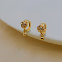 Mahavir DYE Gold Plated Premium Bali Earrings (Pack of 12)