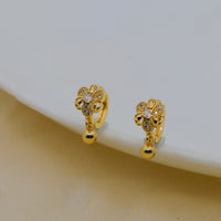 Mahavir DYE Gold Plated Premium Bali Earrings (Pack of 12)