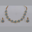 Midas Touch Gold Plated Austrian Stone Necklace Set
