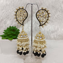 Bhavi Jewels Gold Plated Kundan Jhumki Earrings