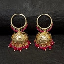Bhavi Jewels Gold Plated Jhumki Earrings