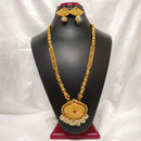Bhavi Jewels Pota Stone Gold Plated Necklace Set