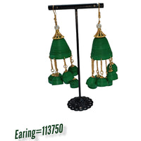 Padmawati Bangles Thread Dangler Earrings