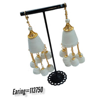 Padmawati Bangles Thread Dangler Earrings